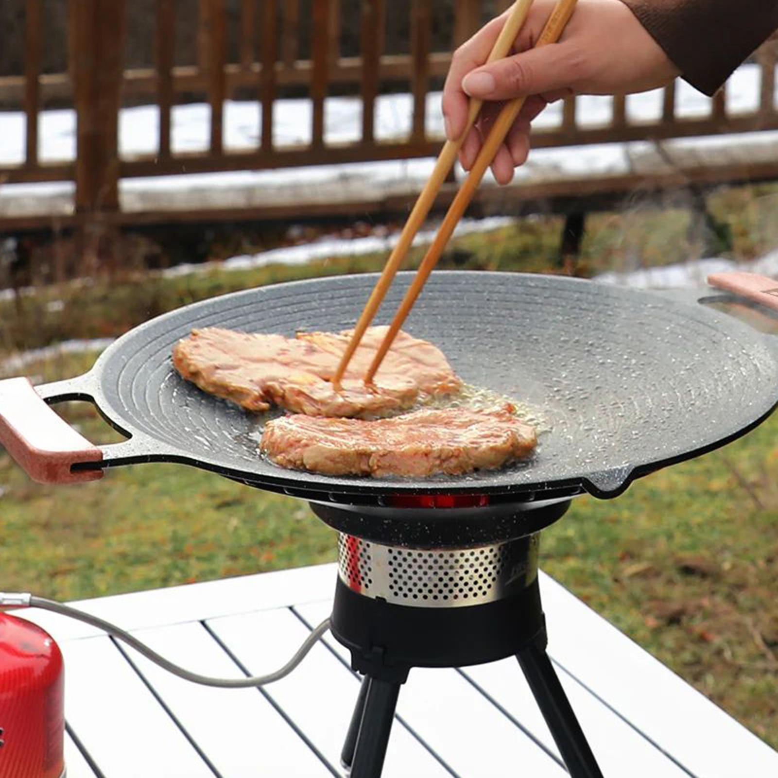 Outdoor Camping Griddle - Top Camping Pan with Handles Griddle
