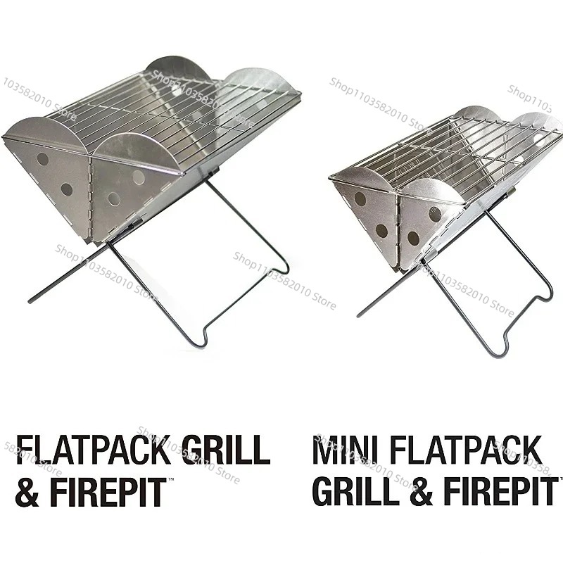 Outdoor Camping Fire - Stable Outdoor Camping Flat Backpack Portable
