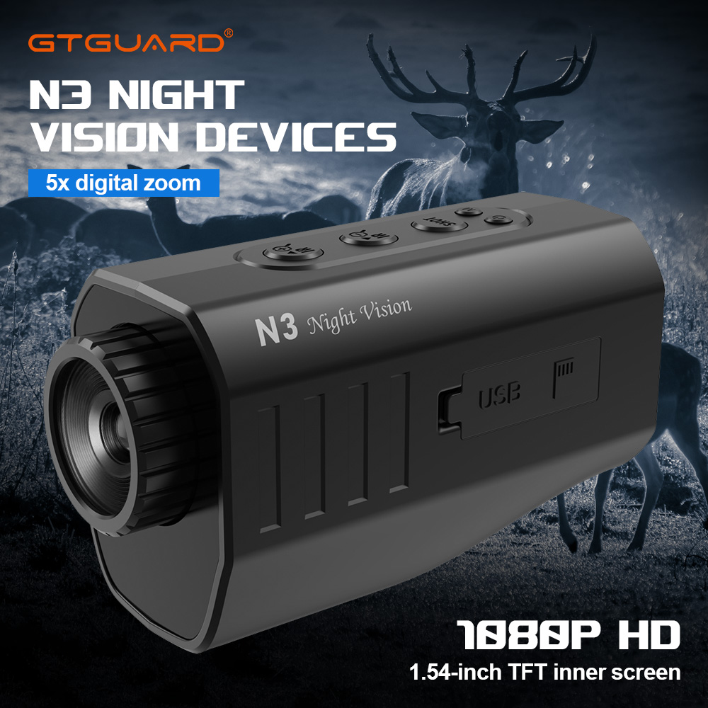 Outdoor Camping Videos - GTGUARD N3 Monocular night vision device