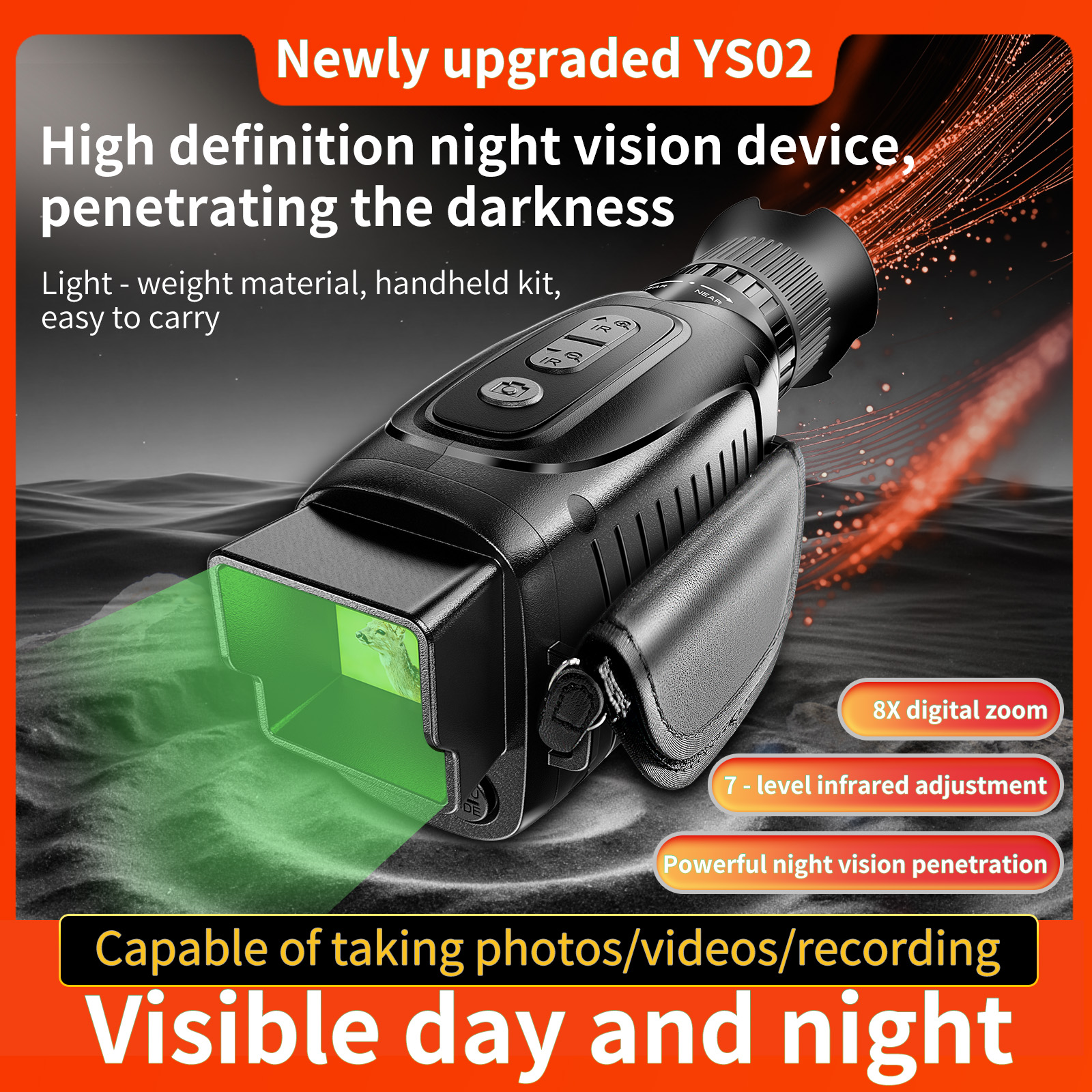 Outdoor Camping Videos - YS02 Digital HD Night Vision Monocular