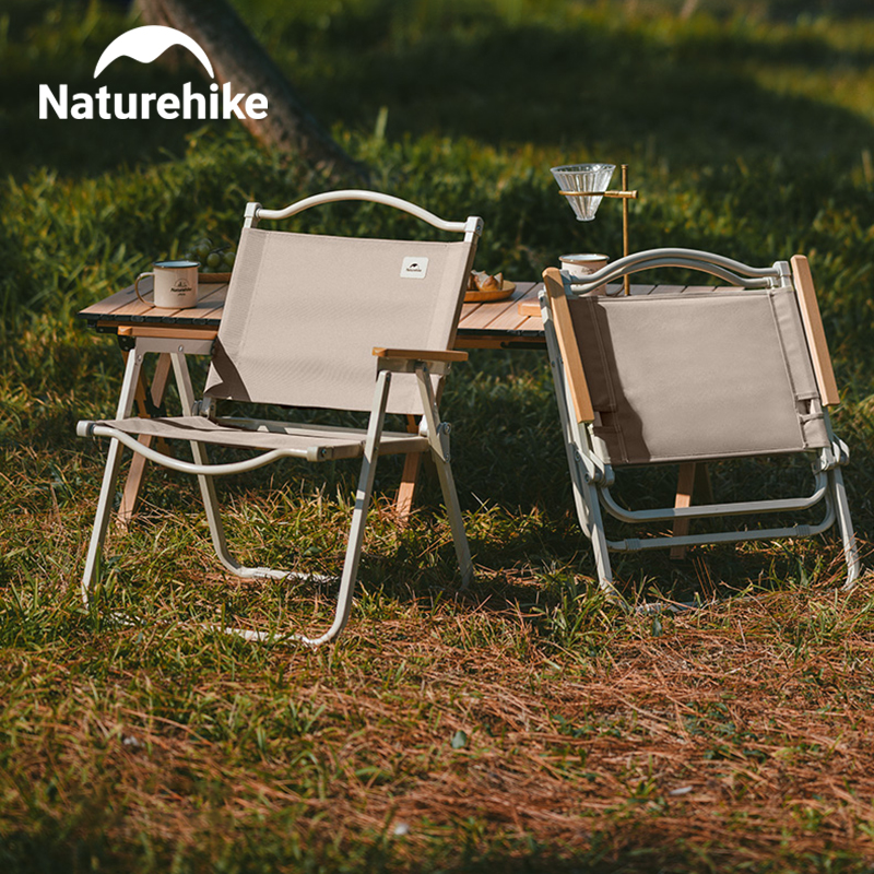 Outdoor Camping Folding Chairs - Naturehike Portable Camping Chair with Wood