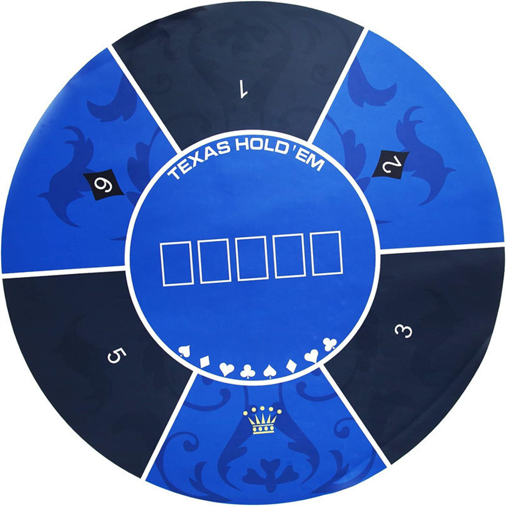 Outdoor Camping Table - Round Casino Tablecloth Poker Games Mat