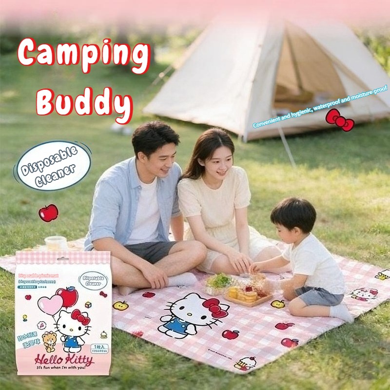 Outdoor Camping Fire - Sanrio Kawaii Hello Kitty Waterproof Picnic