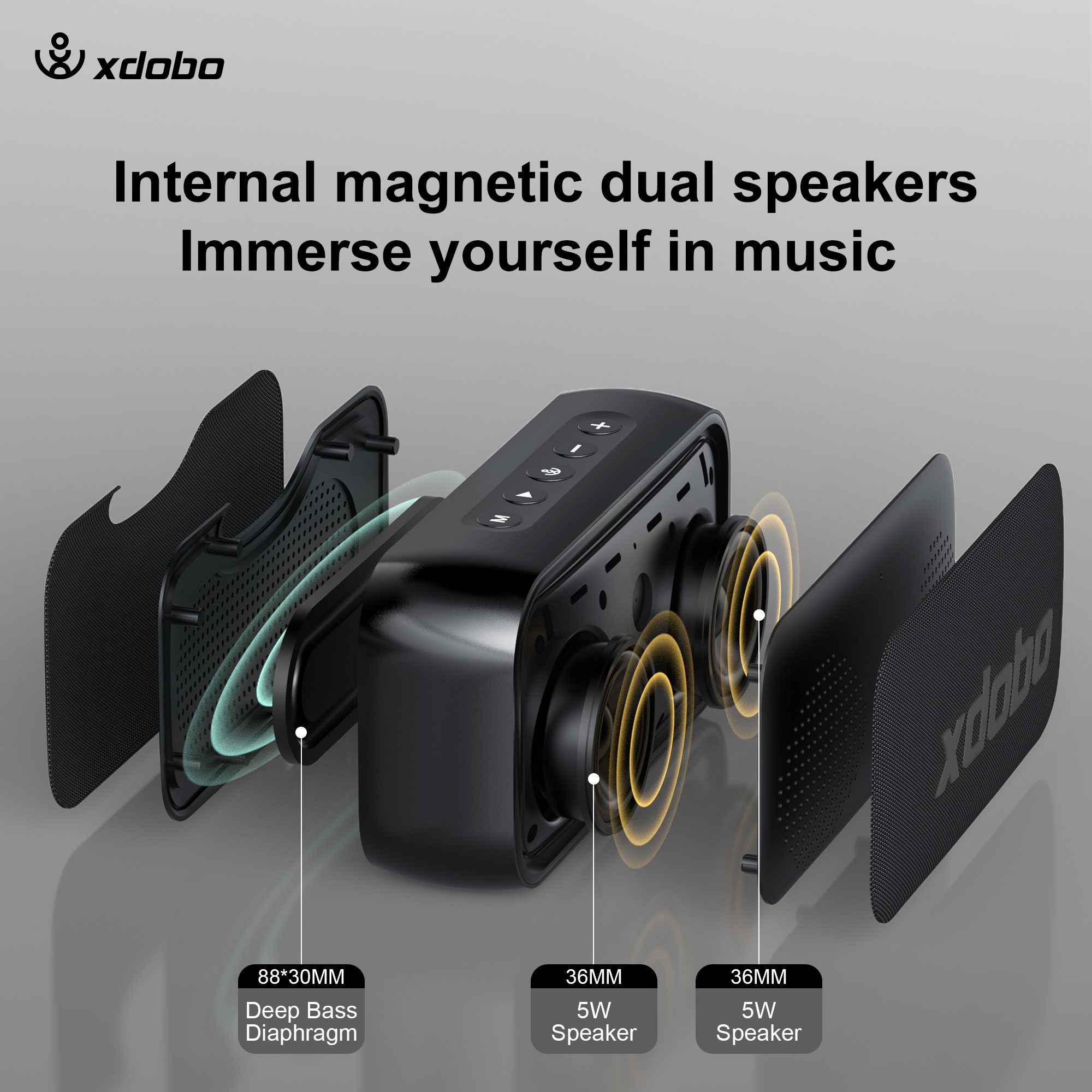 Outdoor Camping Videos - Xdobo Luxe Mini Pocket Bluetooth Speaker,Mini