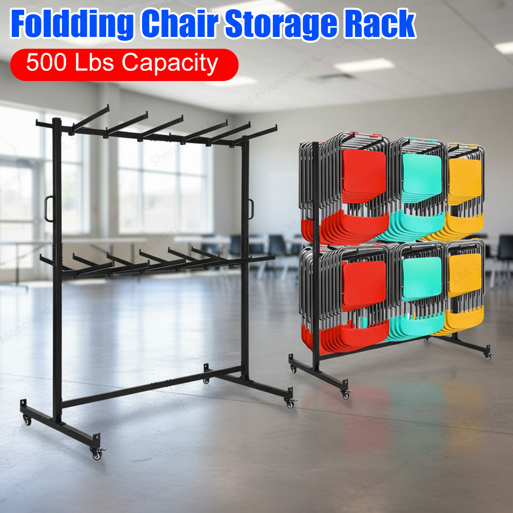 Folding Chair - Folding Chair Rack & Cart with