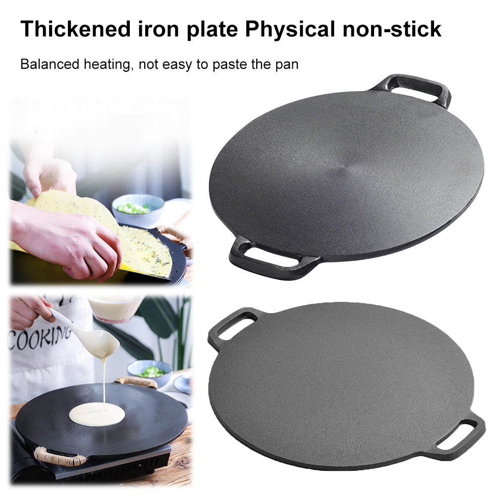 Outdoor Camping Griddle - 10.2/11/11.8/12.6/13.4 Inch BBQ Griddle with Handles