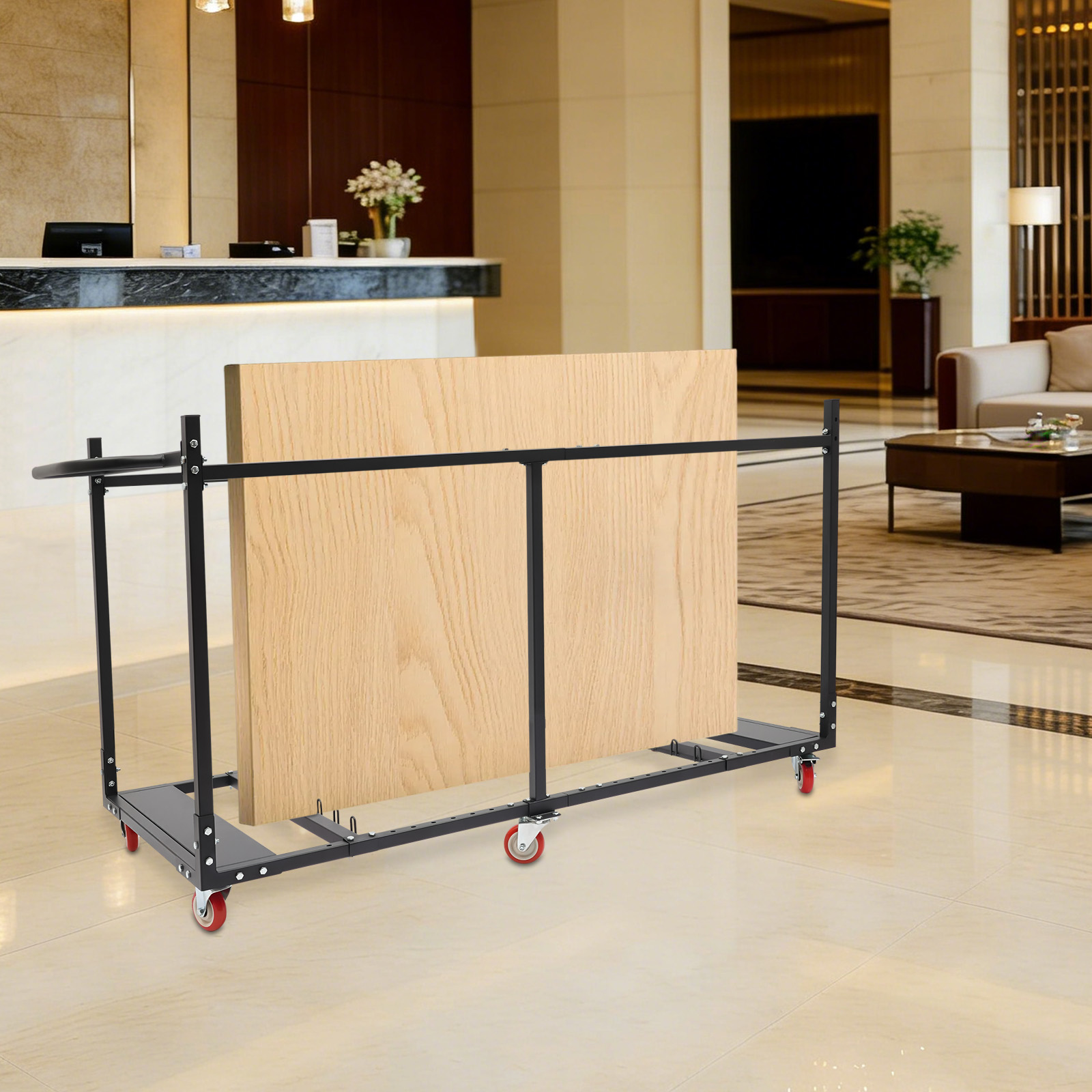Folding Chair - Black Q235 Steel 194x80x112cm Folding Table