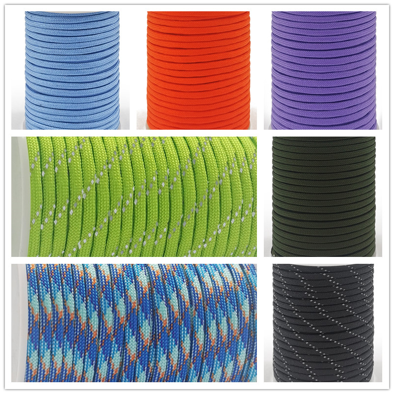 Outdoor Camping Extension Cord - 7-Core 550 Paracord 100FT(31M) 4mm Parachute