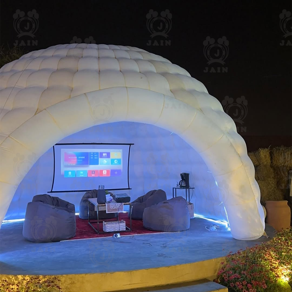 Inflatable Igloo Dome Party Te - مراجعة Outdoor Camping Rentals وسعره