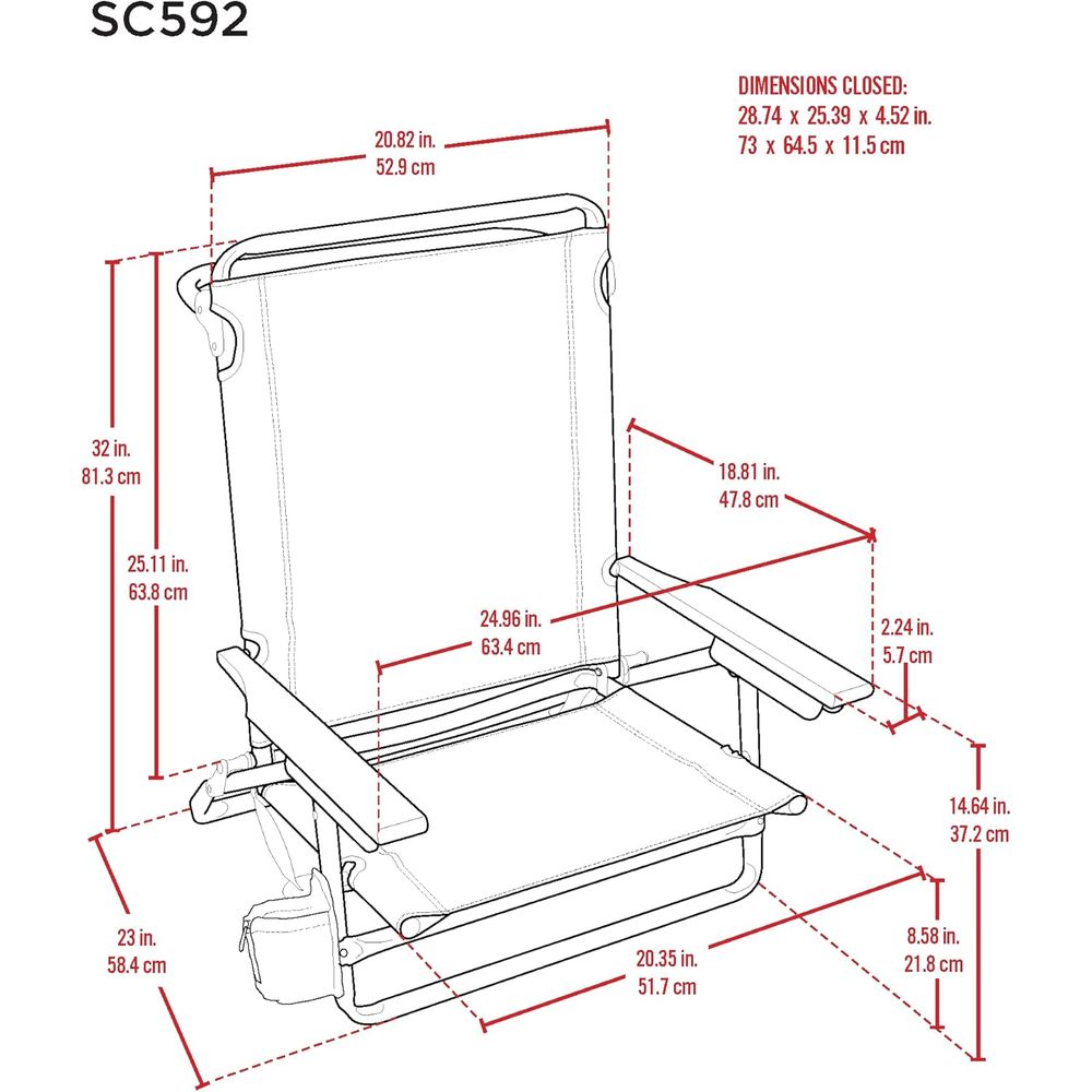 Classic 5-Position Folding Bea - مراجعة Folding Chair وسعره