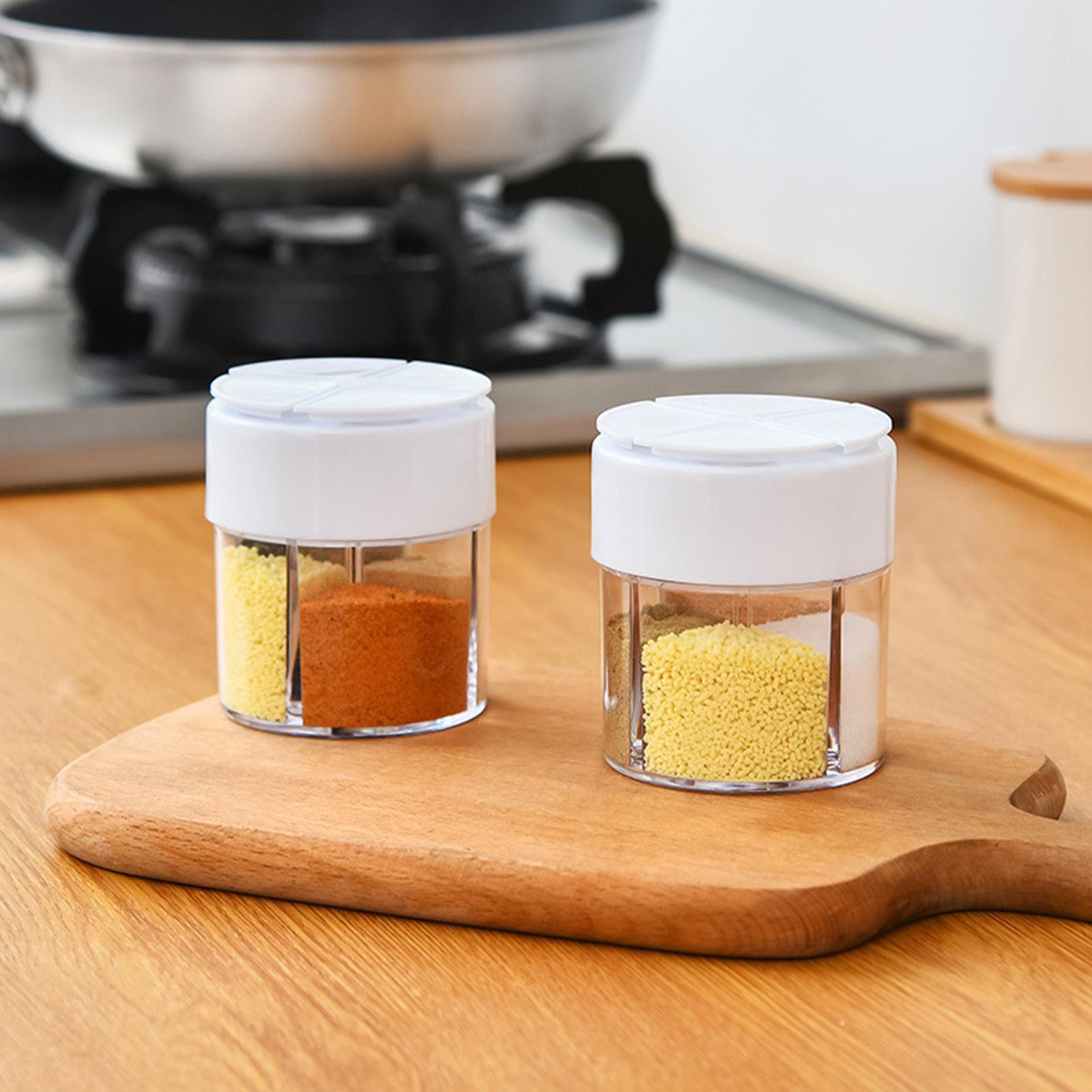 Seasoning Containers Clear Sal - مراجعة Outdoor Camping Kitchen With Sink وسعره