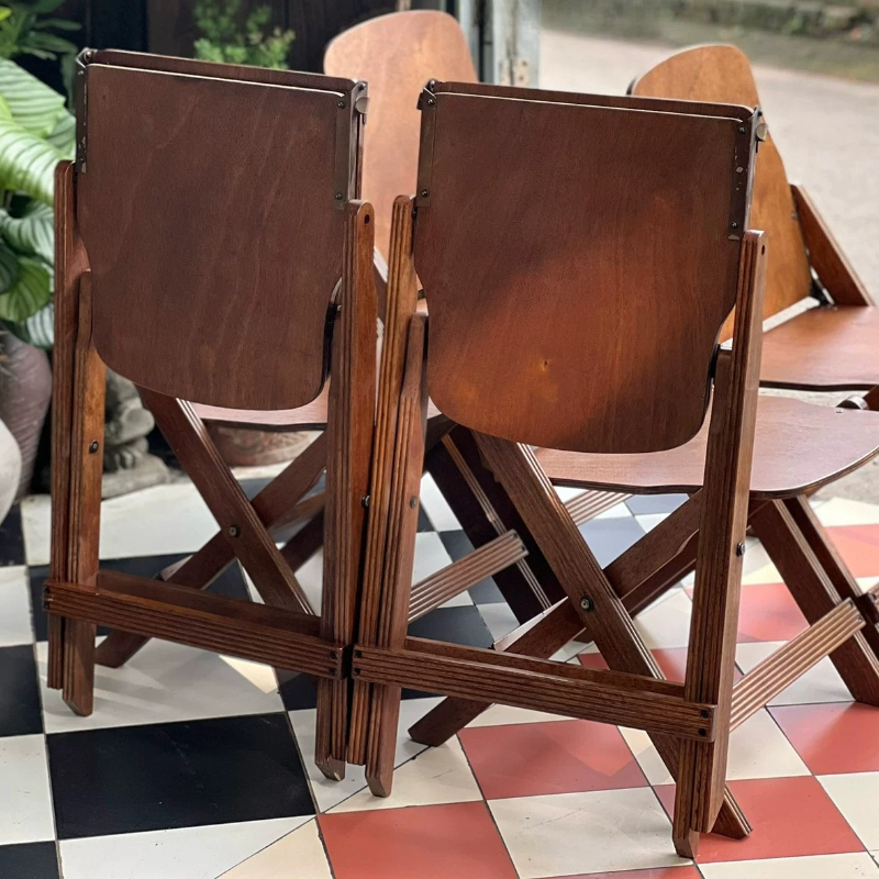 Vintage Solid Wood Folding Cha - مراجعة Jinli Outdoor Camping وسعره