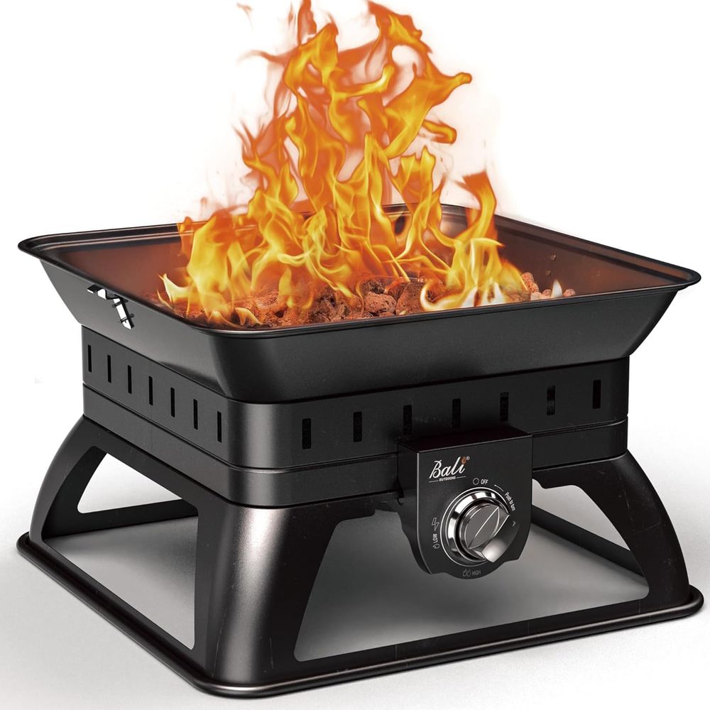 Portable Outdoor Fire Pit for  - مراجعة Outdoor Camping Fire وسعره