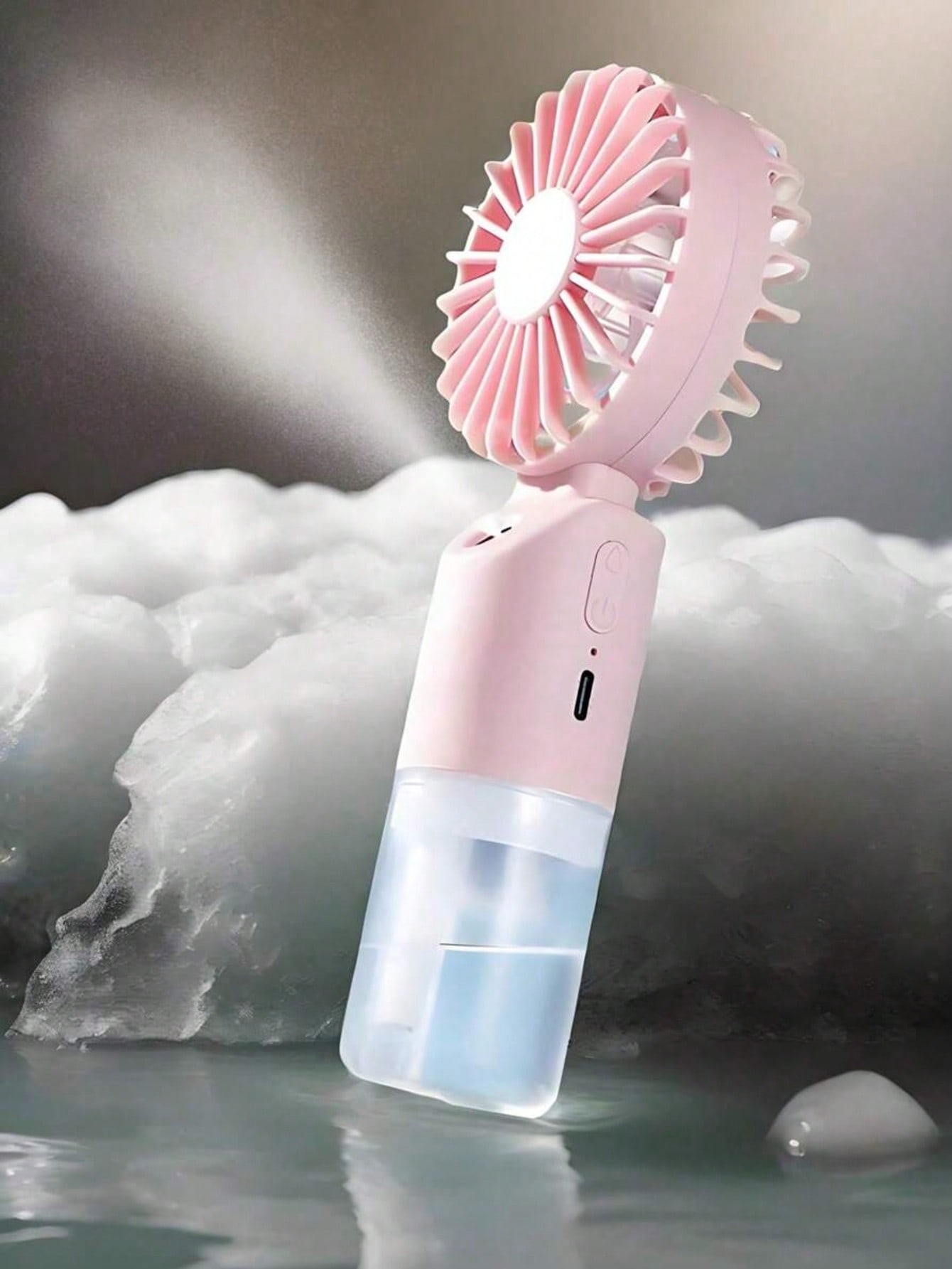 Mini Handheld Mist Fan, Portab - مراجعة Outdoor Camping Misting Fan وسعره