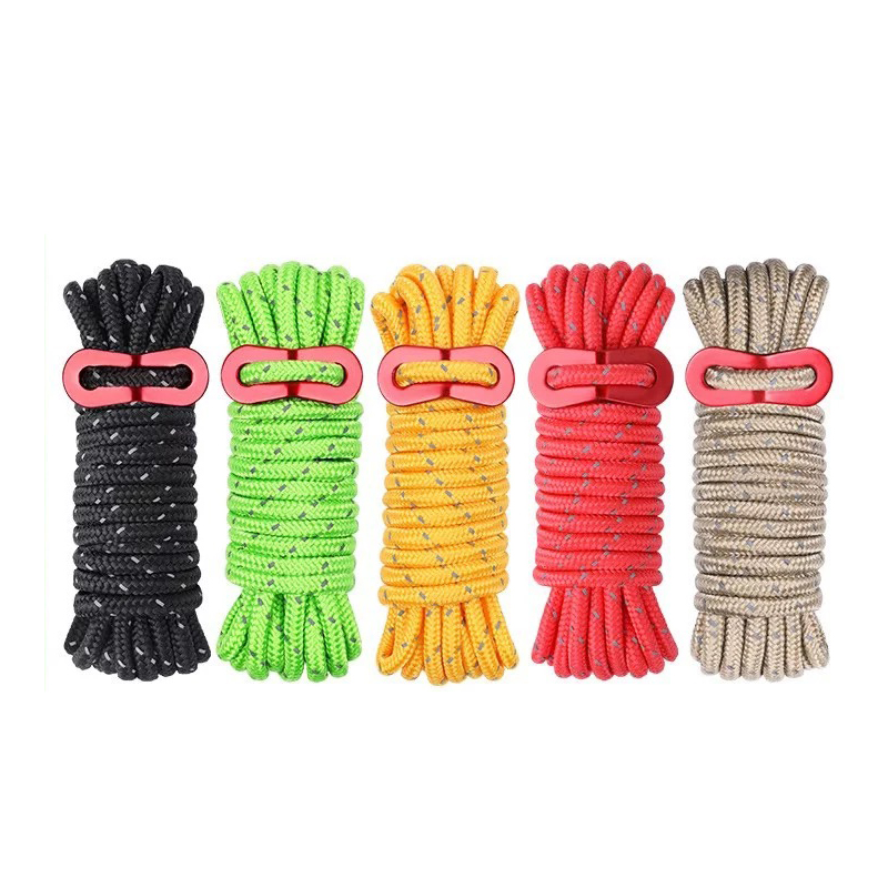 4m Reflective Guy Lines Tent C - مراجعة Outdoor Camping Extension Cord وسعره