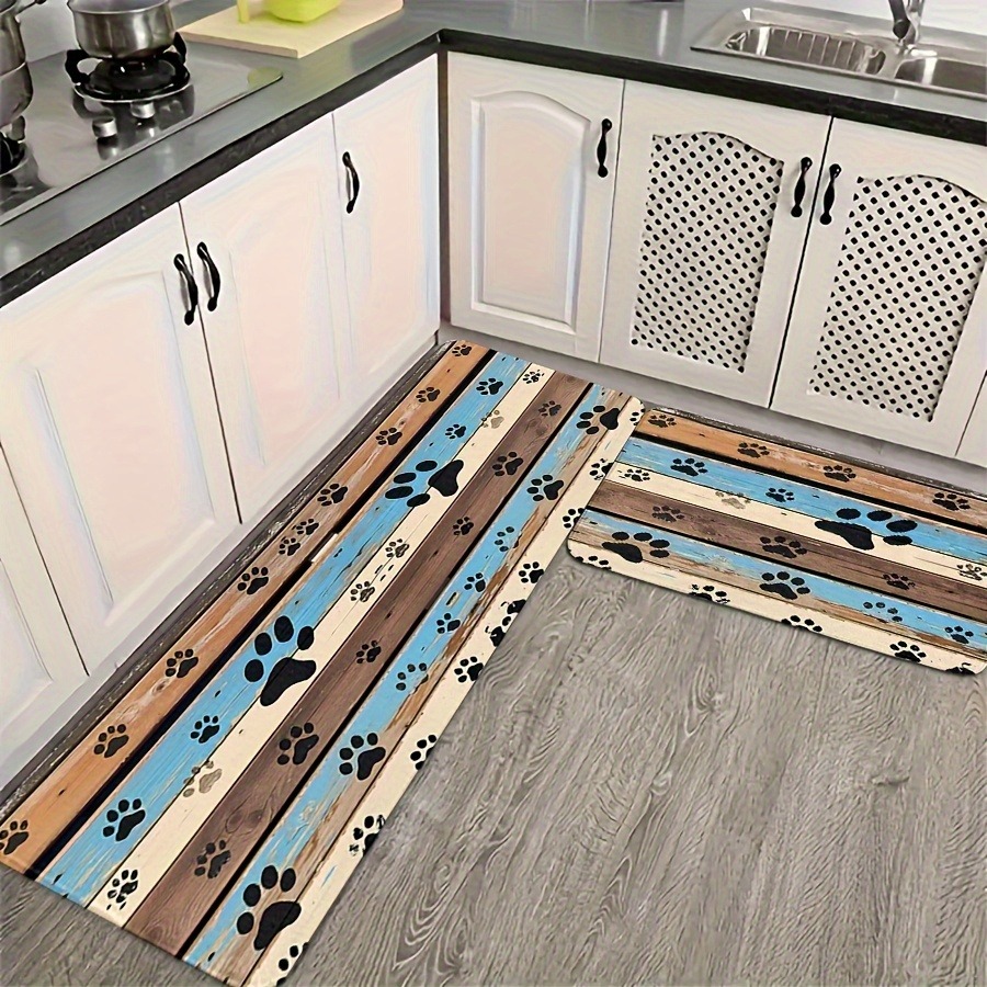 1PC Paw Prints Pattern Kitchen - مراجعة Outdoor Camping Kitchen With Sink وسعره