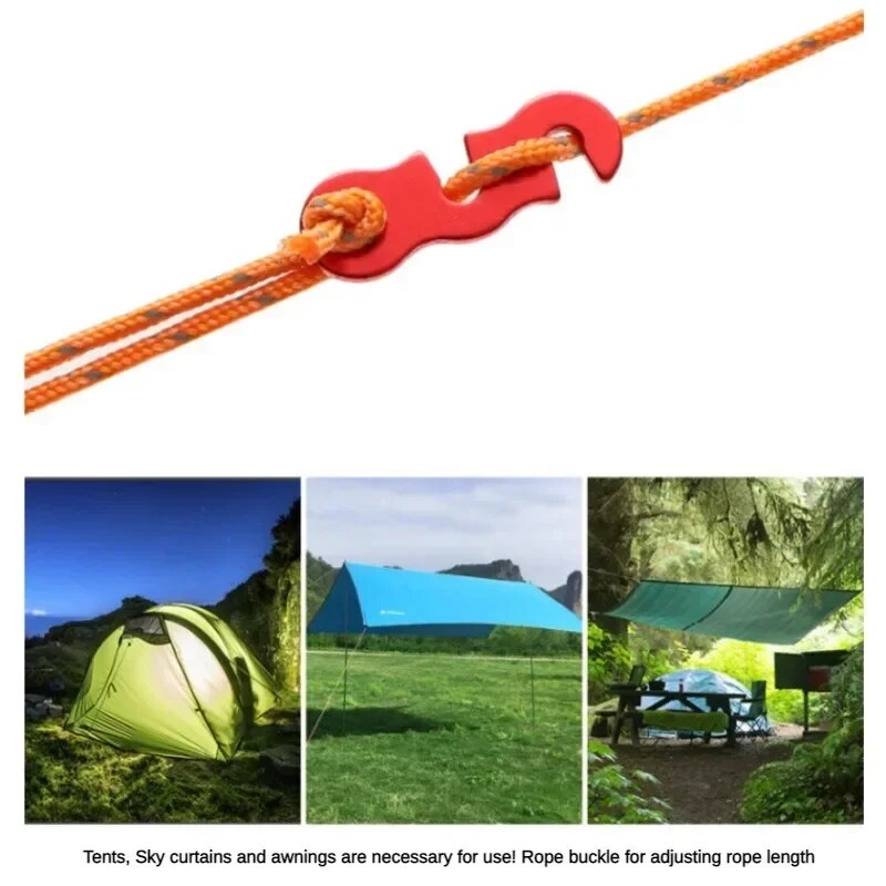 10pcs Adjustable Camping Tent  - مراجعة Outdoor Camping Extension Cord وسعره