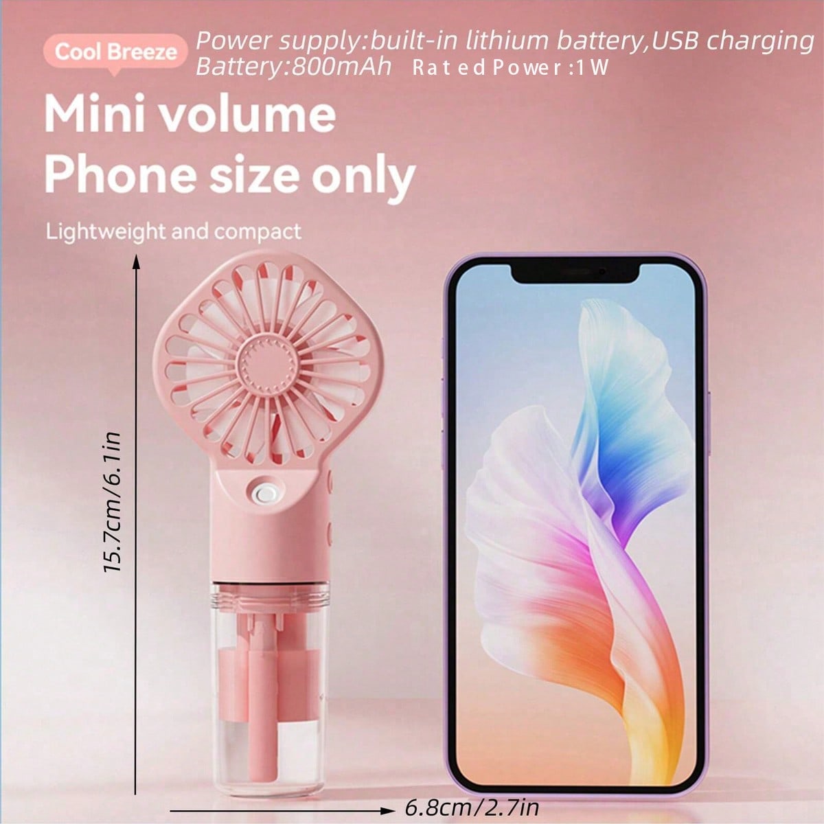 Portable Mist Fan - Handheld M - مراجعة Outdoor Camping Misting Fan وسعره