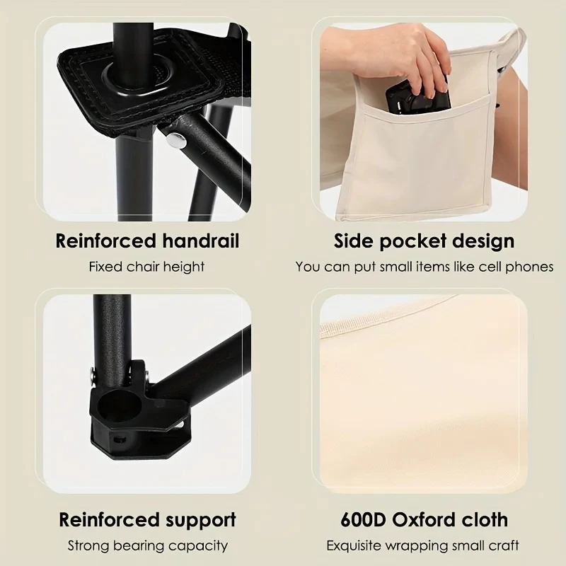 Portable Camping Chair, Foldab - مراجعة Outdoor Camping Folding Chairs وسعره
