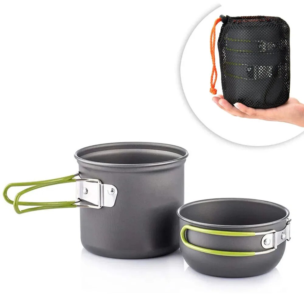 Camping Cookware Mess Kit Ultr - مراجعة Outdoor Camping World وسعره