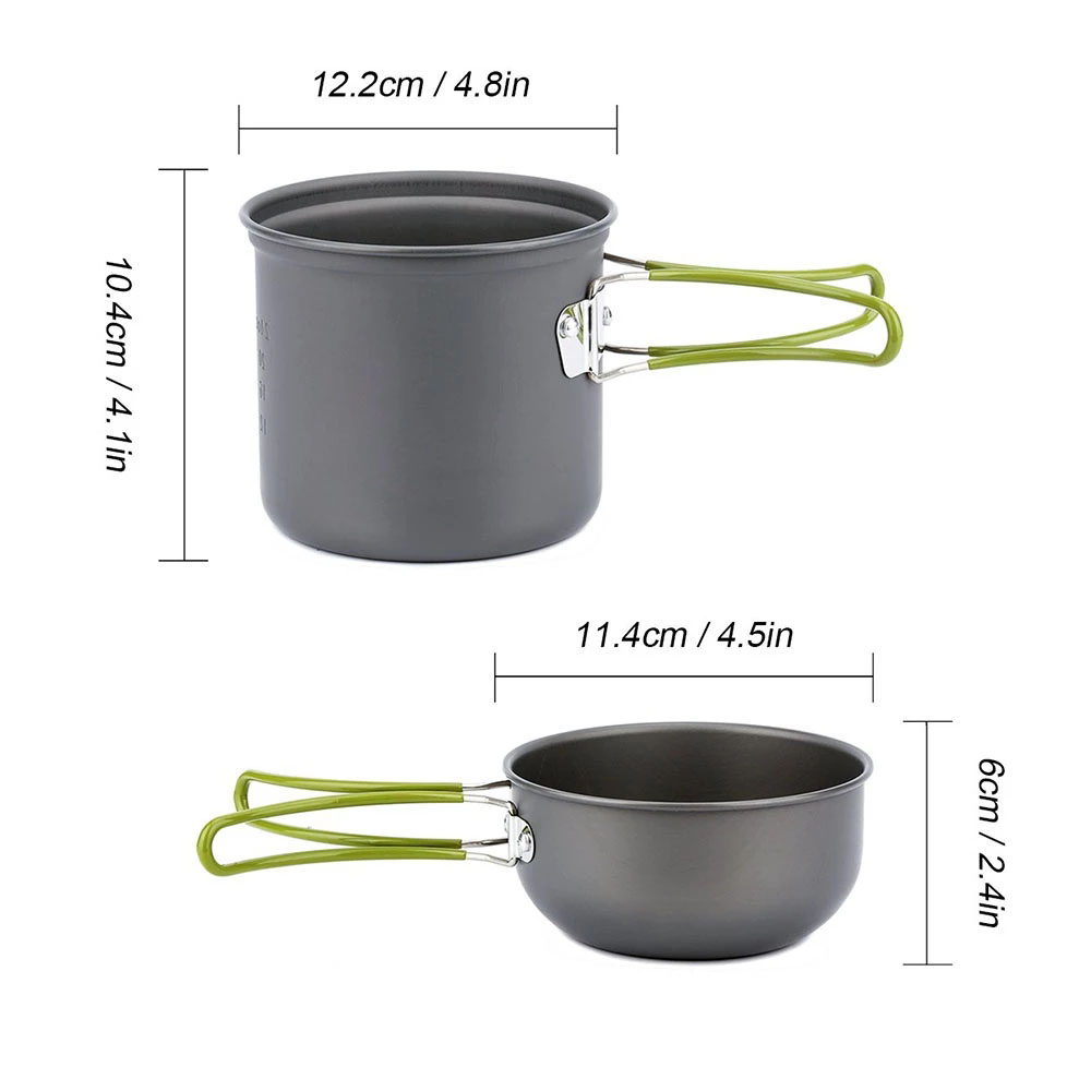 Camping Cookware Mess Kit Ultr - مراجعة Outdoor Camping World وسعره