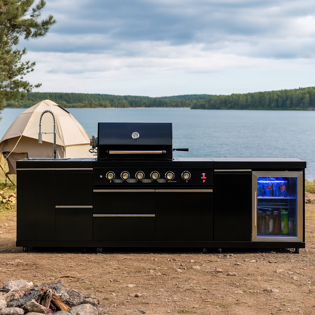 New Arrivals Customizable 304  - مراجعة Outdoor Camping Kitchen With Sink وسعره