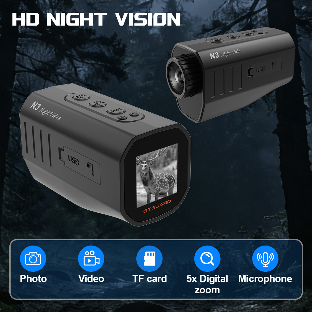 GTGUARD N3 Monocular night vis - مراجعة Outdoor Camping Videos وسعره