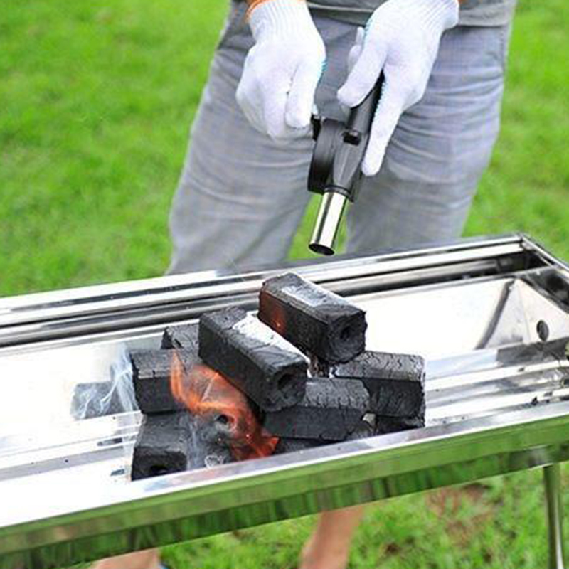 BBQ Fan Air Blower Fast Fire S - مراجعة Outdoor Camping Fire وسعره