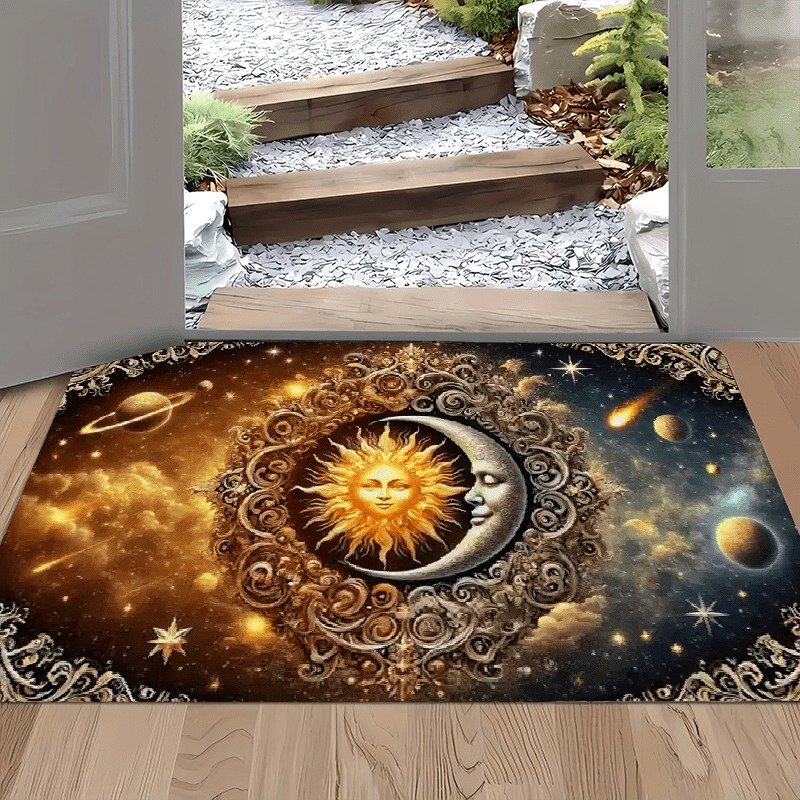 1PC Sun and Moon God pattern D - مراجعة Outdoor Camping Kitchen With Sink وسعره
