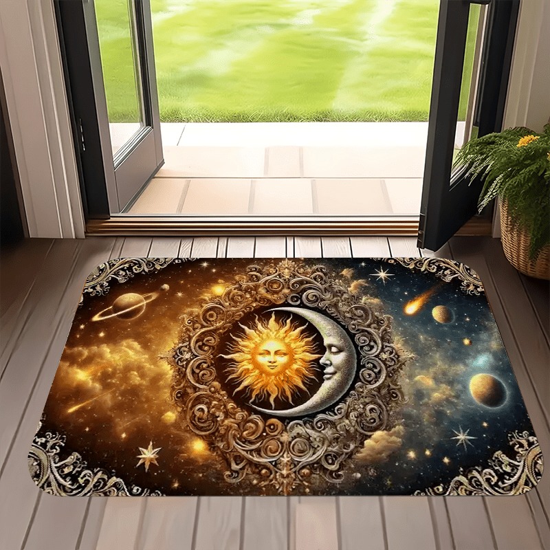 1PC Sun and Moon God pattern D - مراجعة Outdoor Camping Kitchen With Sink وسعره