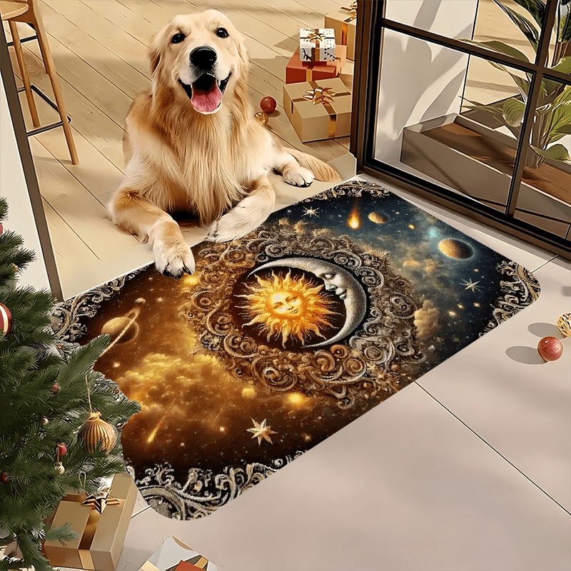 1PC Sun and Moon God pattern D - مراجعة Outdoor Camping Kitchen With Sink وسعره