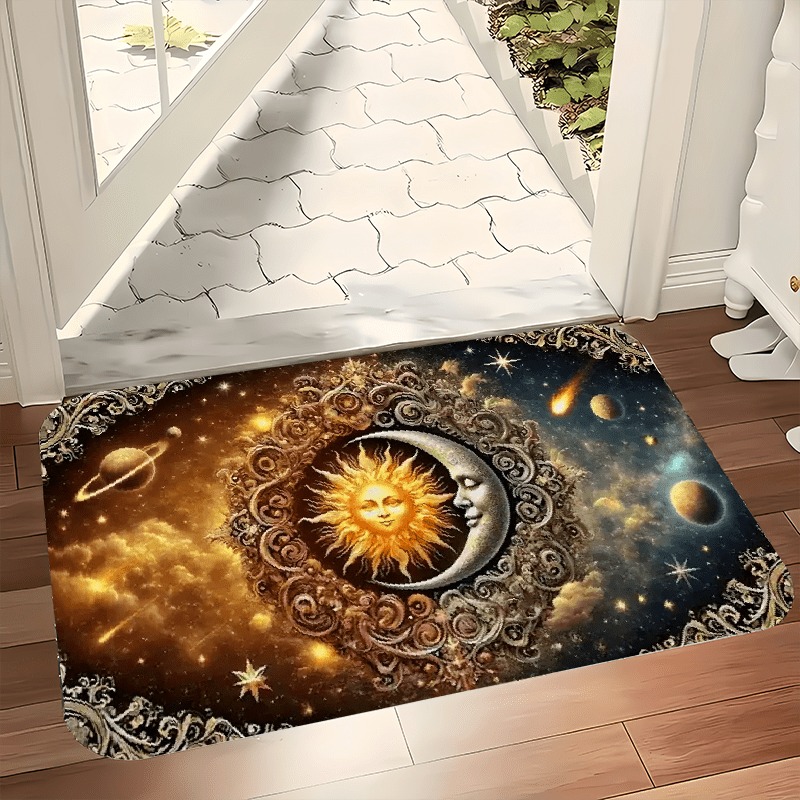 1PC Sun and Moon God pattern D - مراجعة Outdoor Camping Kitchen With Sink وسعره