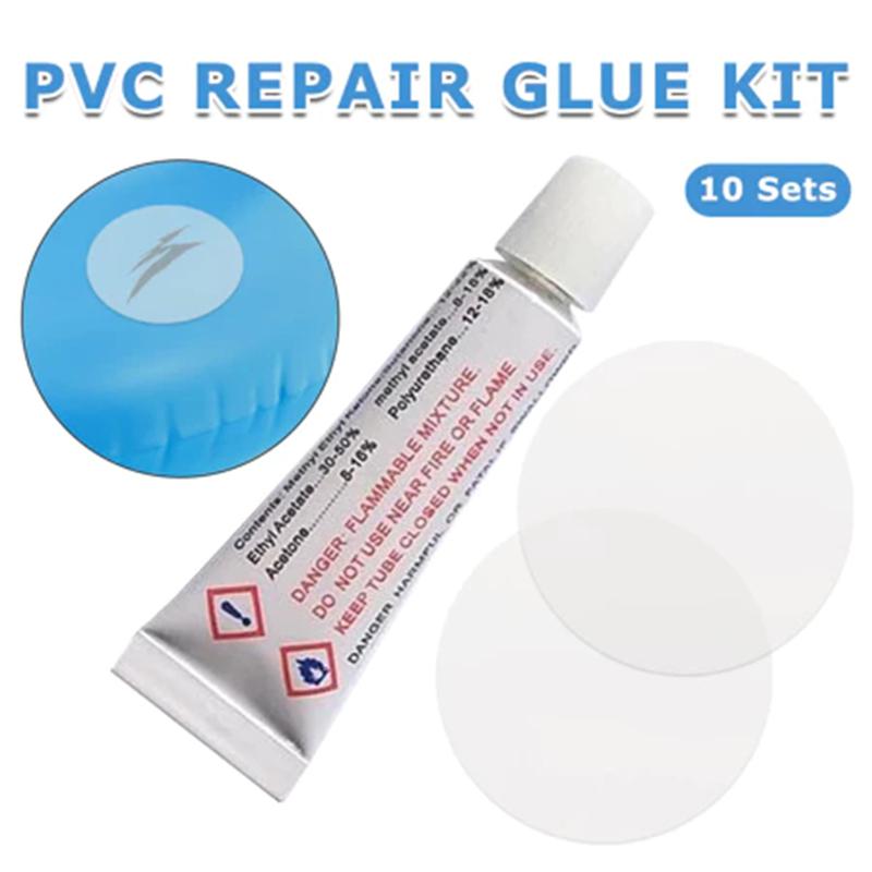 10-Piece PVC Inflatable Repair - مراجعة Inflatable Mattress وسعره