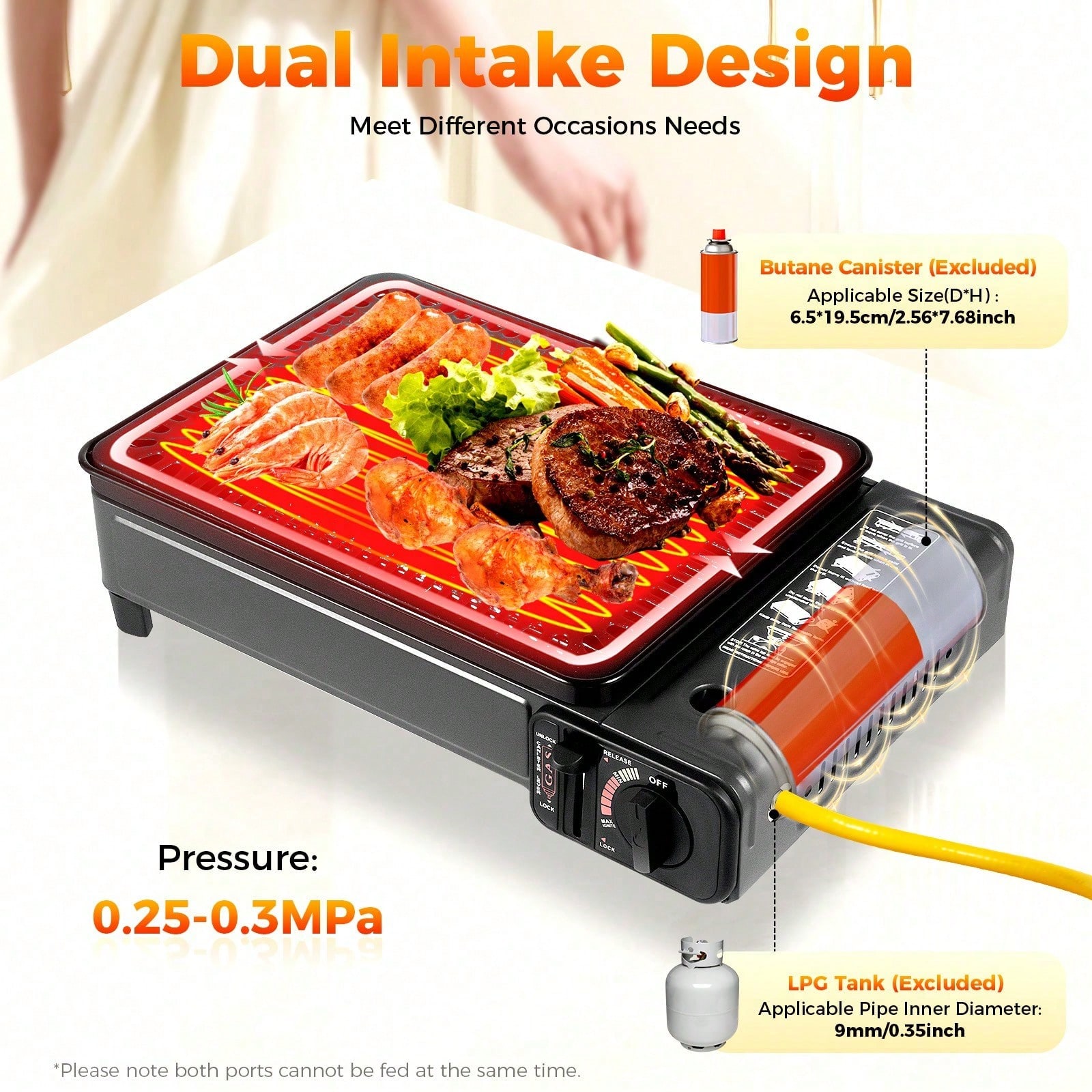 Gas Grill Portable Butane Stov - مراجعة Outdoor Camping Griddle وسعره