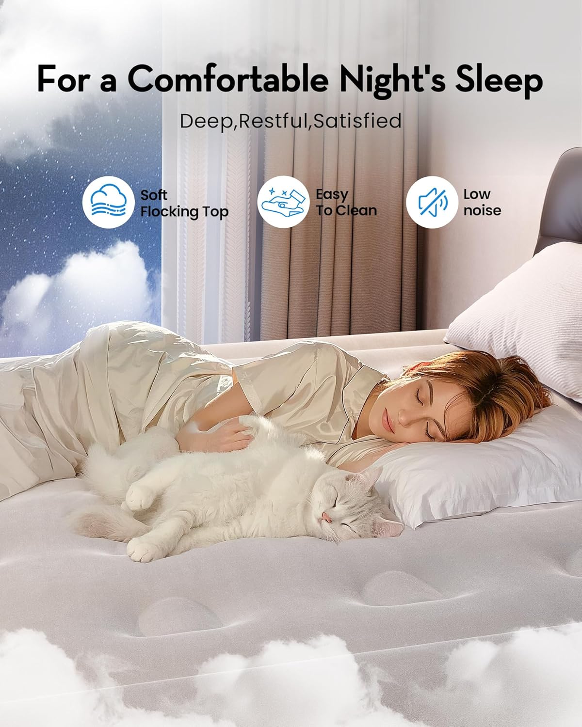 King Size Air Mattress with Bu - مراجعة Inflatable Mattress وسعره