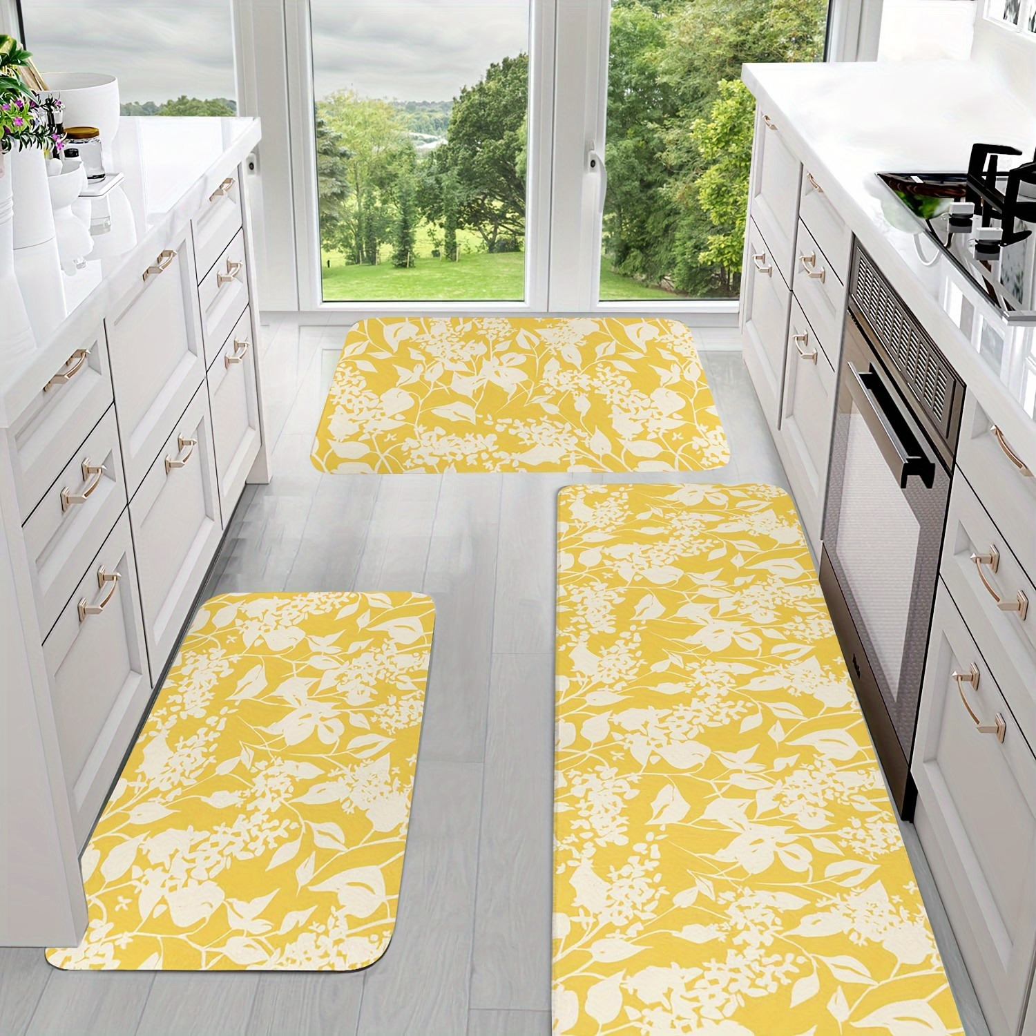 1PC Flower and Leaves Pattern  - مراجعة Outdoor Camping Kitchen With Sink وسعره
