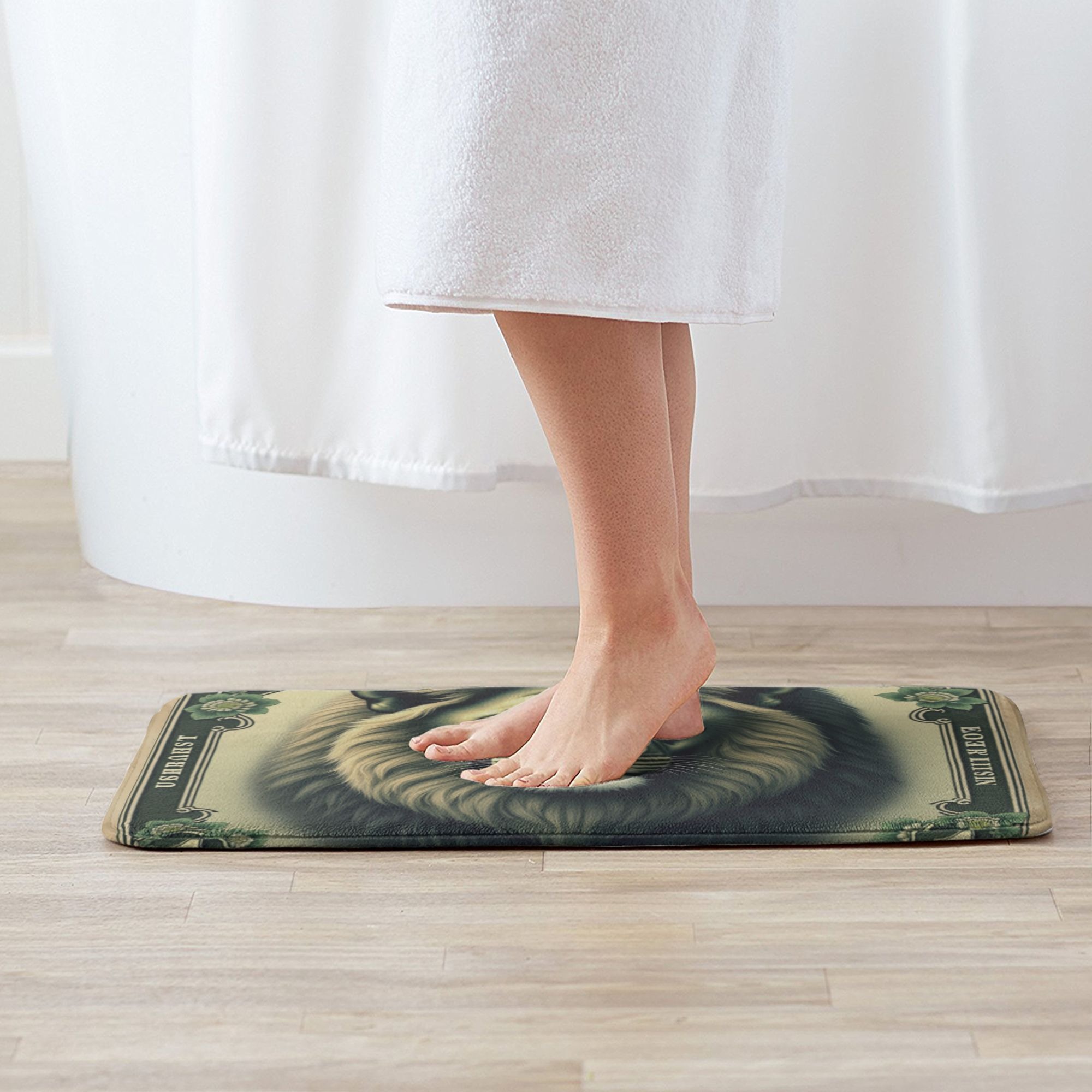 1PC Tiger Pattern Kitchen Rug  - مراجعة Outdoor Camping Kitchen With Sink وسعره