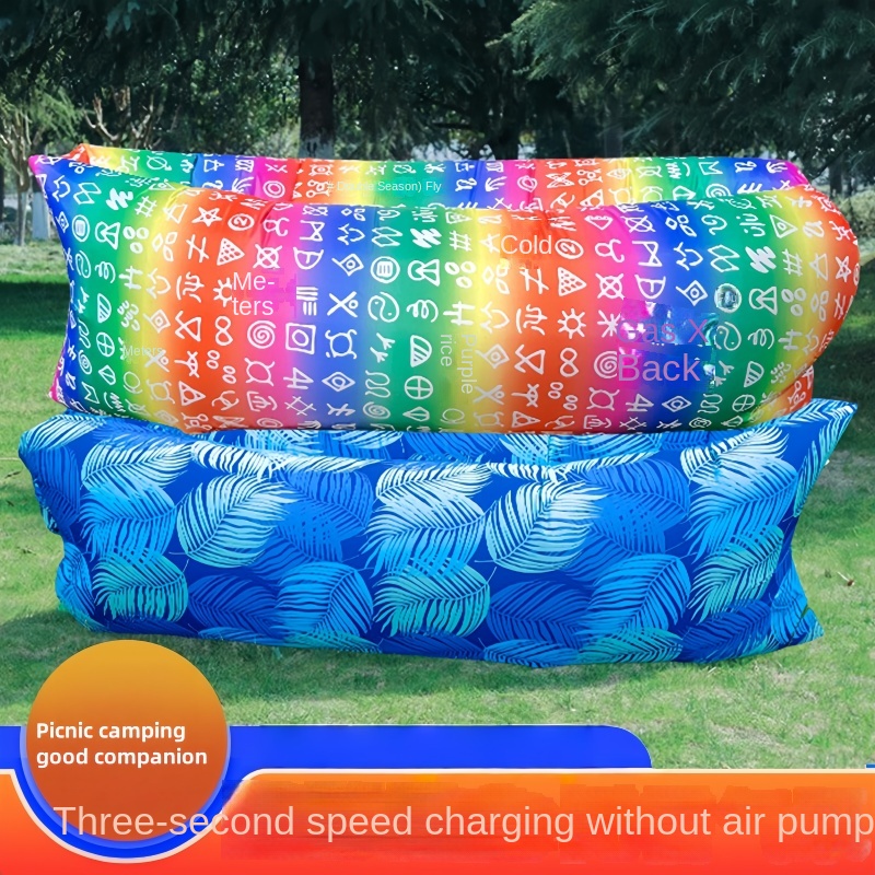 Outdoor Inflatable Sofa, Lazy  - مراجعة Outdoor Camping Folding Chairs وسعره