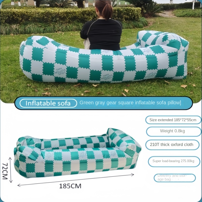 Outdoor Inflatable Sofa, Lazy  - مراجعة Outdoor Camping Folding Chairs وسعره