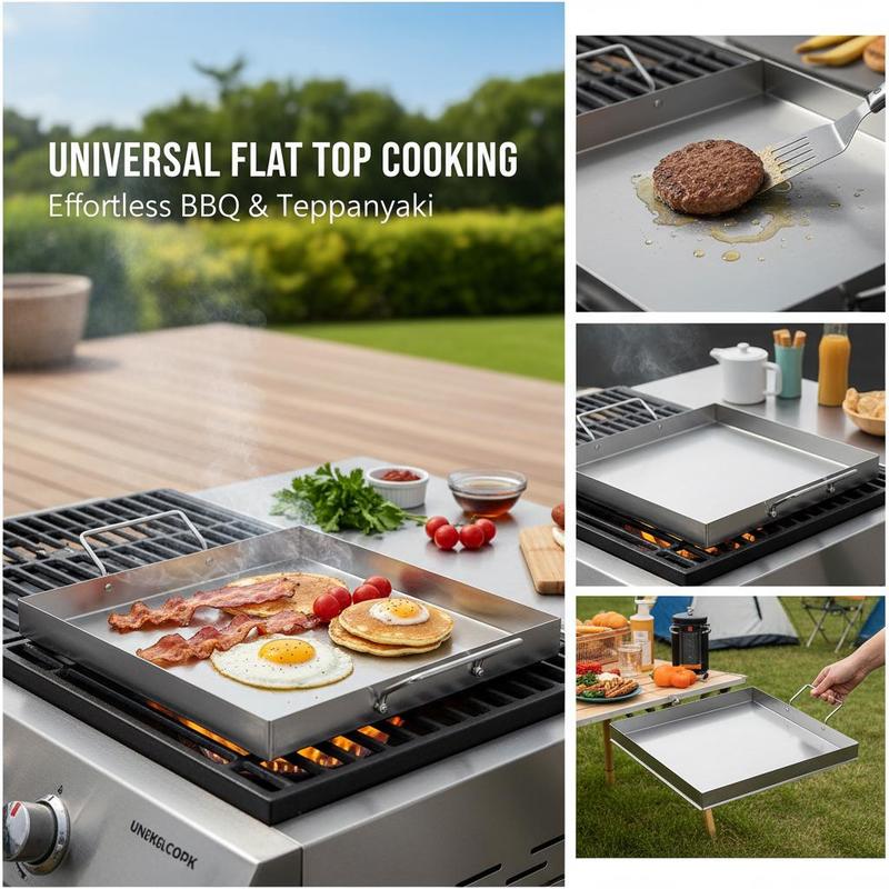 Universal Flat Top Griddle 18x - مراجعة Outdoor Camping Griddle وسعره