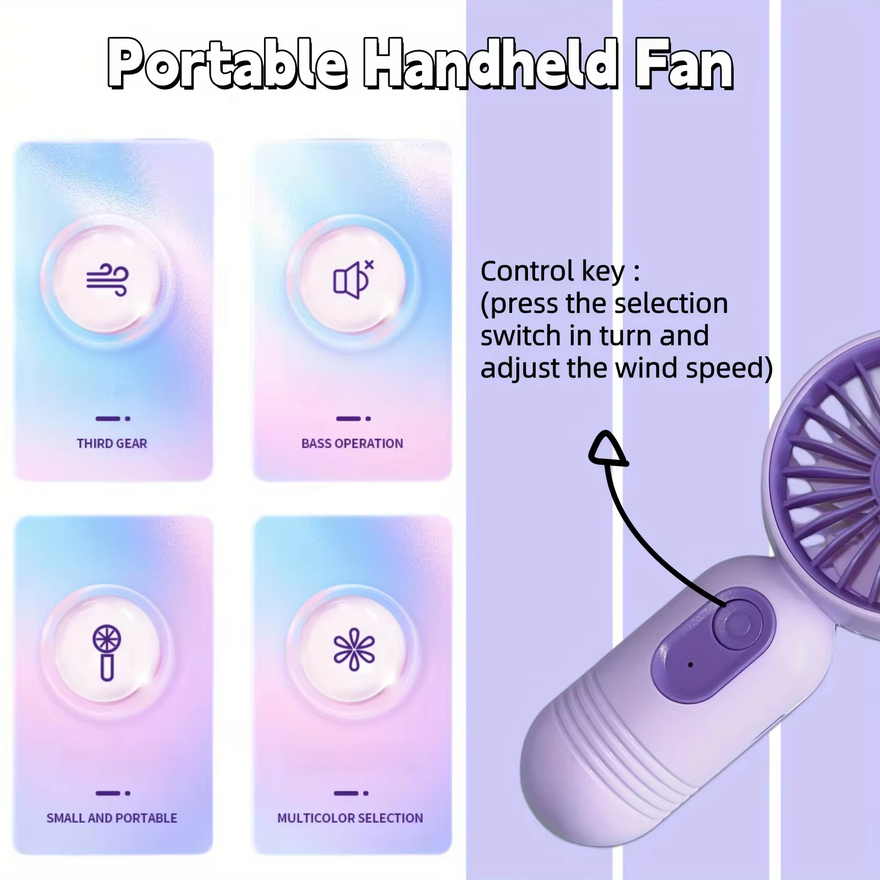 USB Mini Rechargeable Portable - مراجعة Outdoor Camping Misting Fan وسعره