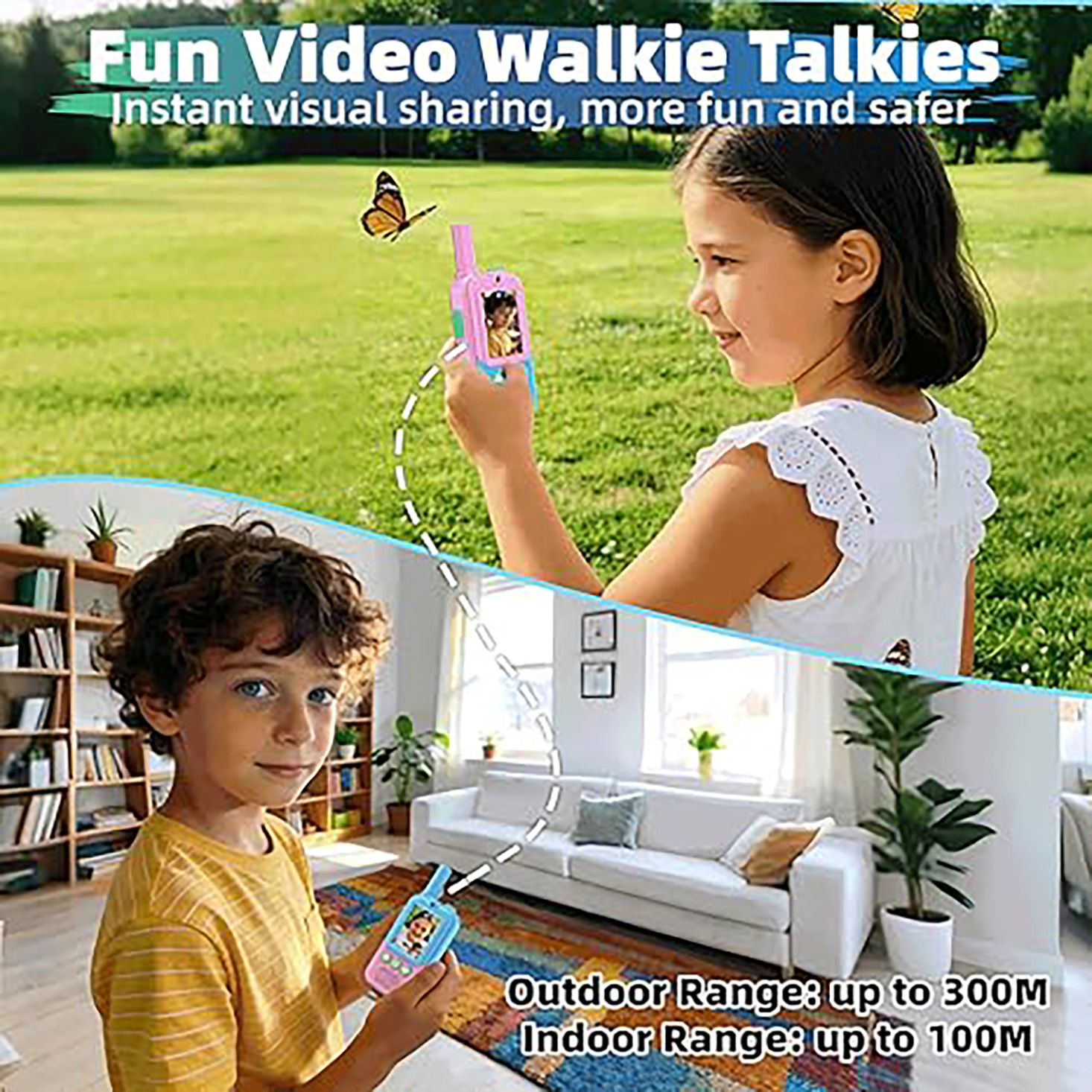 Rechargeable Kids Video Walkie - مراجعة Outdoor Camping Videos وسعره