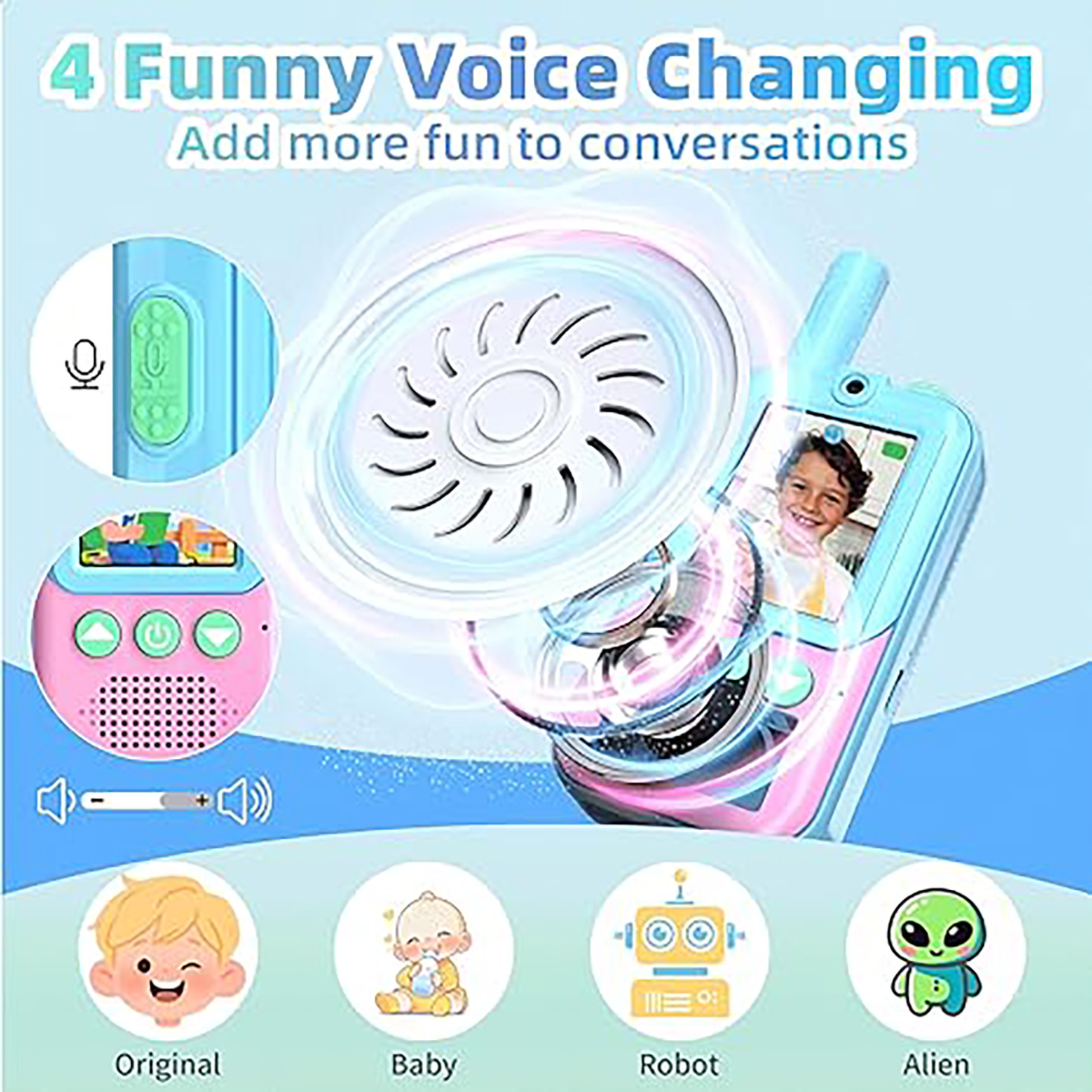 Rechargeable Kids Video Walkie - مراجعة Outdoor Camping Videos وسعره