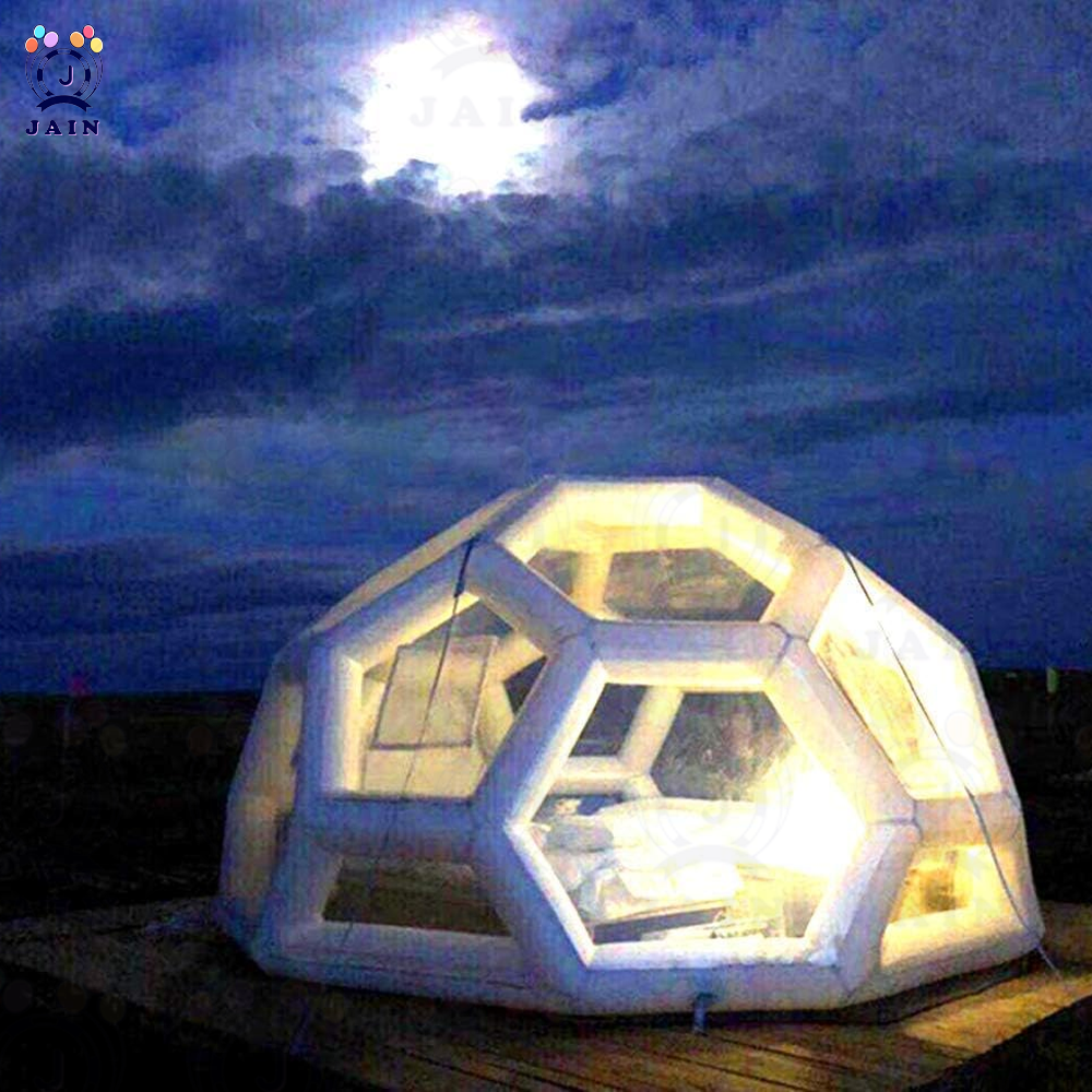 Inflatable Dome Tent with Pump - مراجعة Outdoor Camping Rentals وسعره