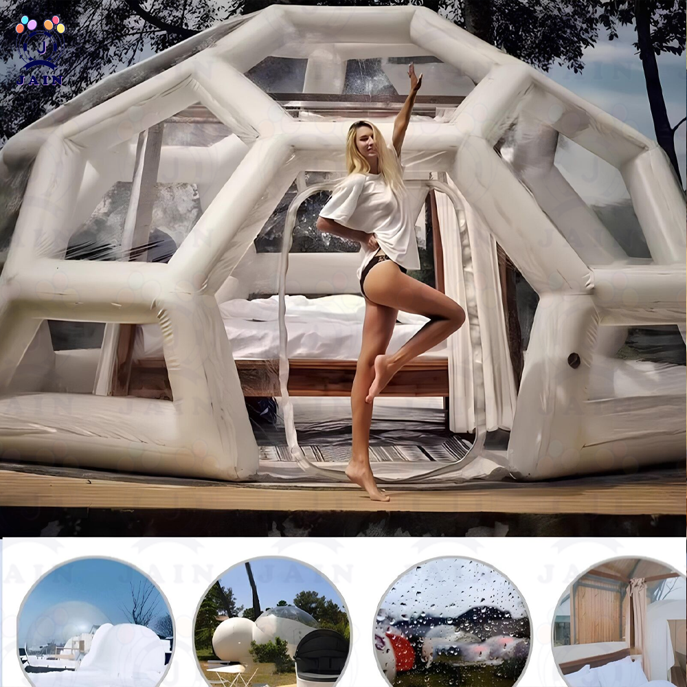 Inflatable Dome Tent with Pump - مراجعة Outdoor Camping Rentals وسعره