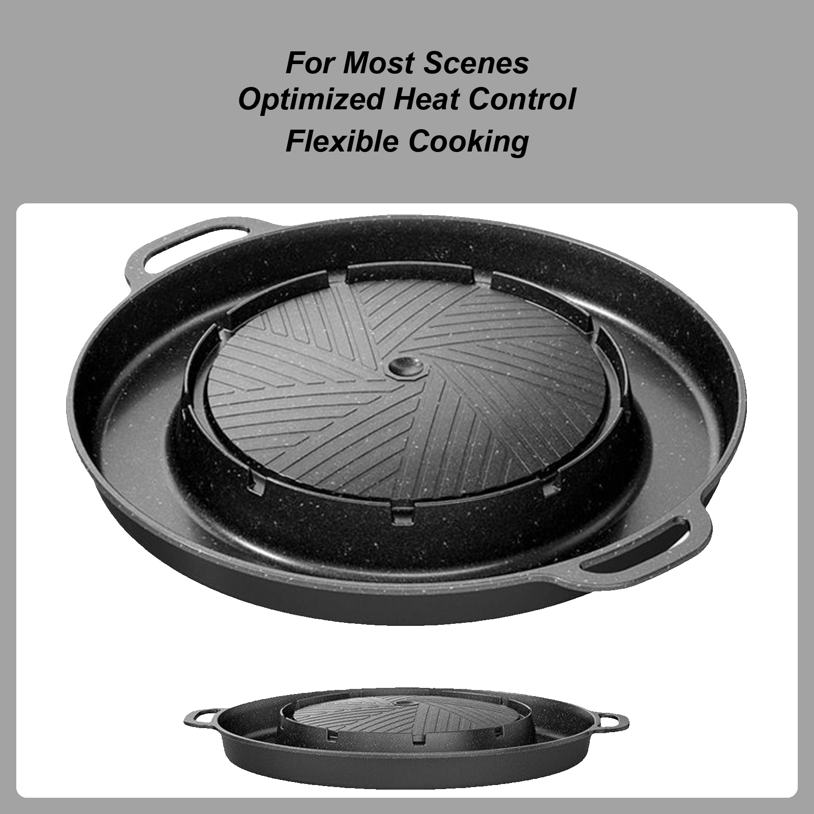 2-in-1 Grill & Hot Pan for Sto - مراجعة Outdoor Camping Griddle وسعره