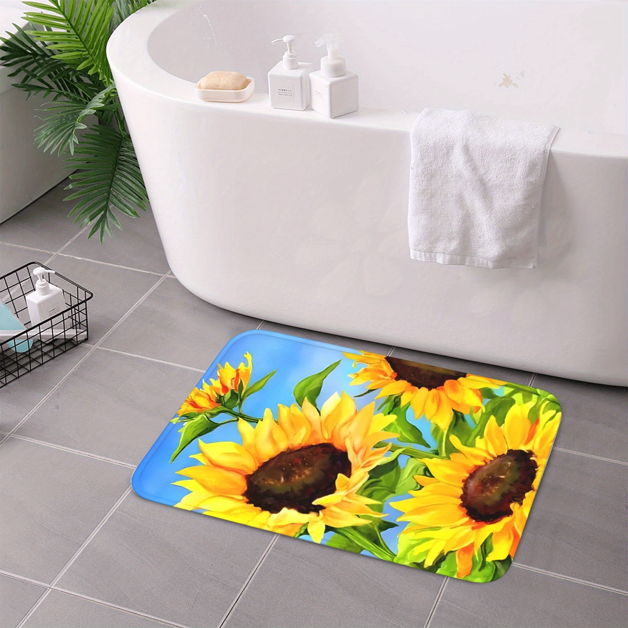 1PC Vibrant Sunflower Pattern  - مراجعة Outdoor Camping Kitchen With Sink وسعره
