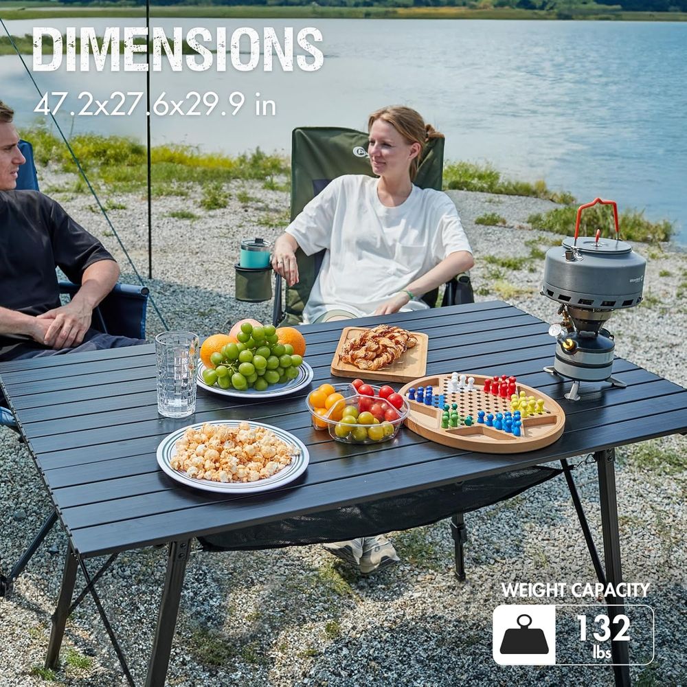 Camping Table Portable oldable - مراجعة Outdoor Camping Table وسعره