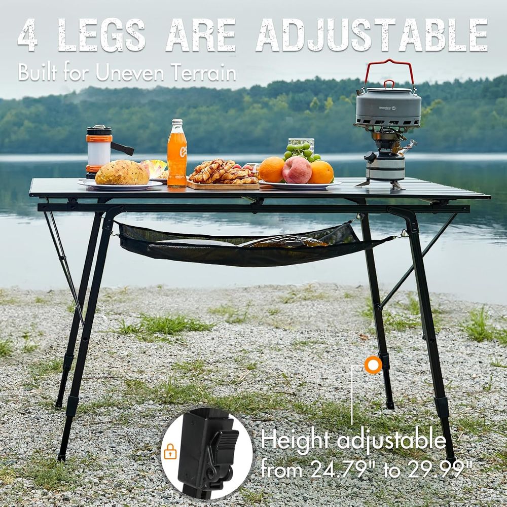 Camping Table Portable oldable - مراجعة Outdoor Camping Table وسعره
