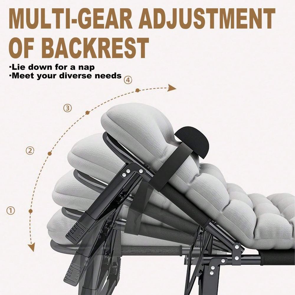 Cot, 4 Positions Adjustable Re - مراجعة Outdoor Camping Folding Chairs وسعره